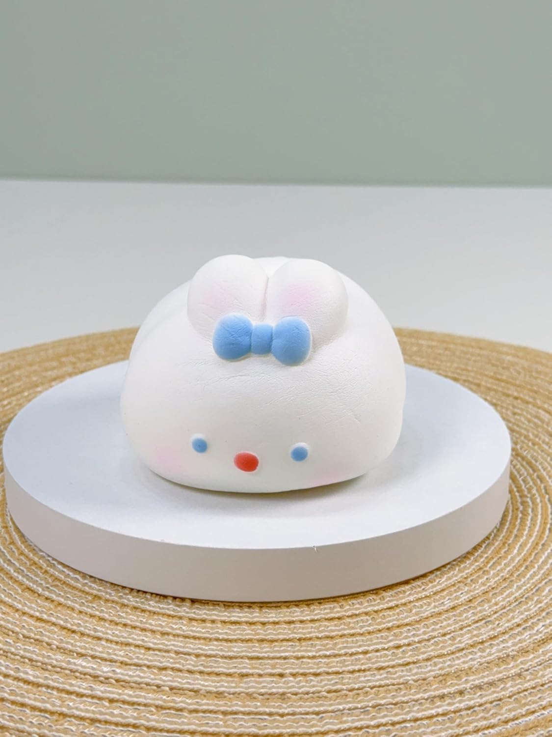 BELLYDOG-Cute Squishy Fat Animal Series TPR Squishy, Soft Scented Stress Reliever with Wet and Soft Feelings, Adorable and Ultra Cute Fidget Toy (Paddy Bunny)