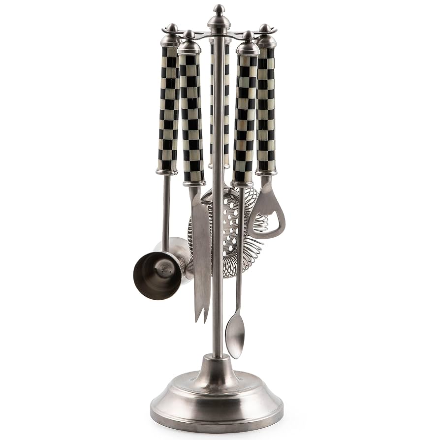 Sadie 剣セット Amazon.com: MACKENZIE-CHILDS 3260 Bar-Tool Set, 5-Piece Set