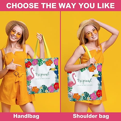 Miniatura 5 de Paquete de 20 Bolsas de Lona en Blanco para Sublimación, Bolsas de Compras Reutilizables, Bolsas Tote de Transferencia de Calor Ensanchadas, Bolsas