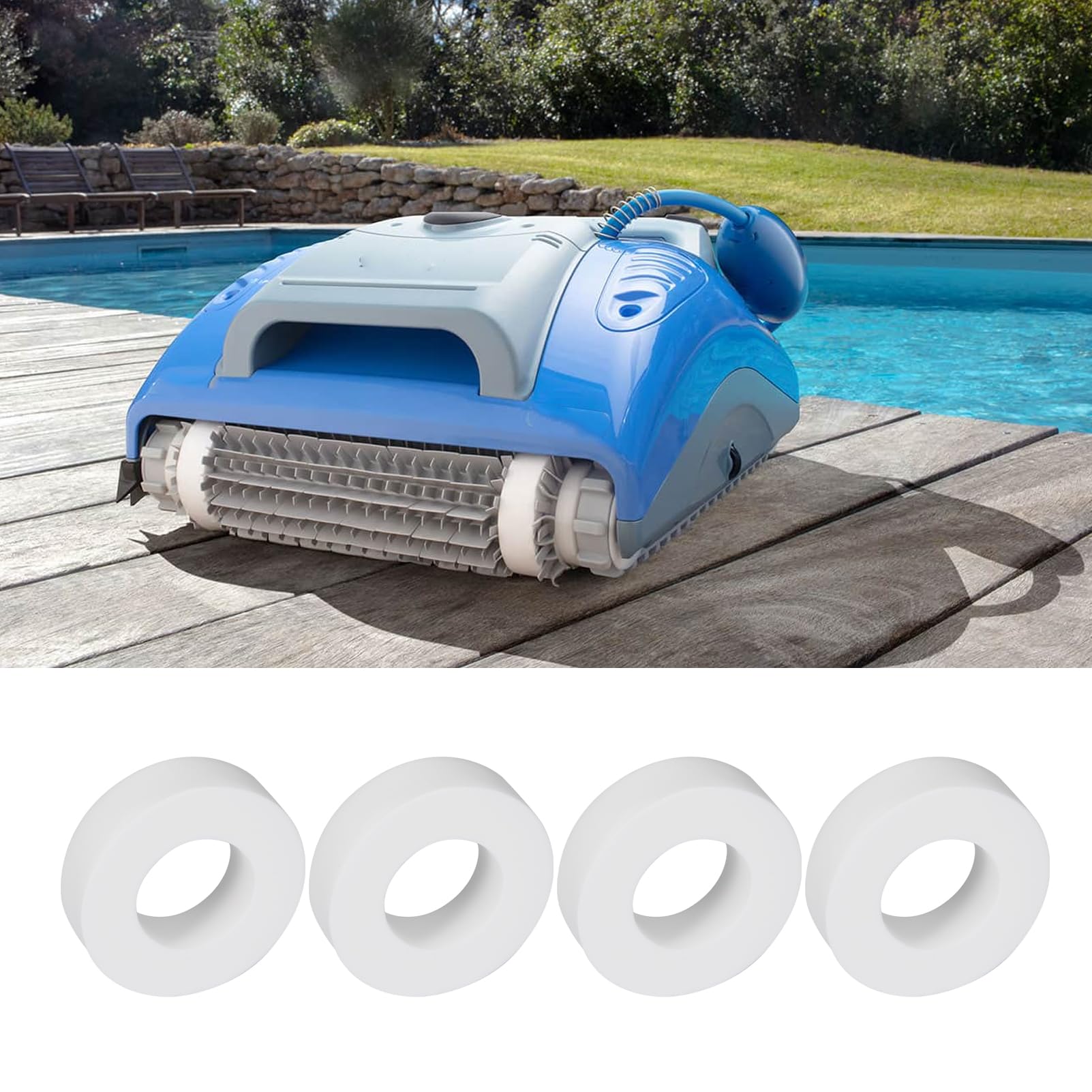4pcs Kletterring Kletterrad Ringe für Dol-phin Pool Reiniger 6101611-R4 Passend für M200 M400 M500 Nautilus/CC Plus und DX3/DX4/DX6