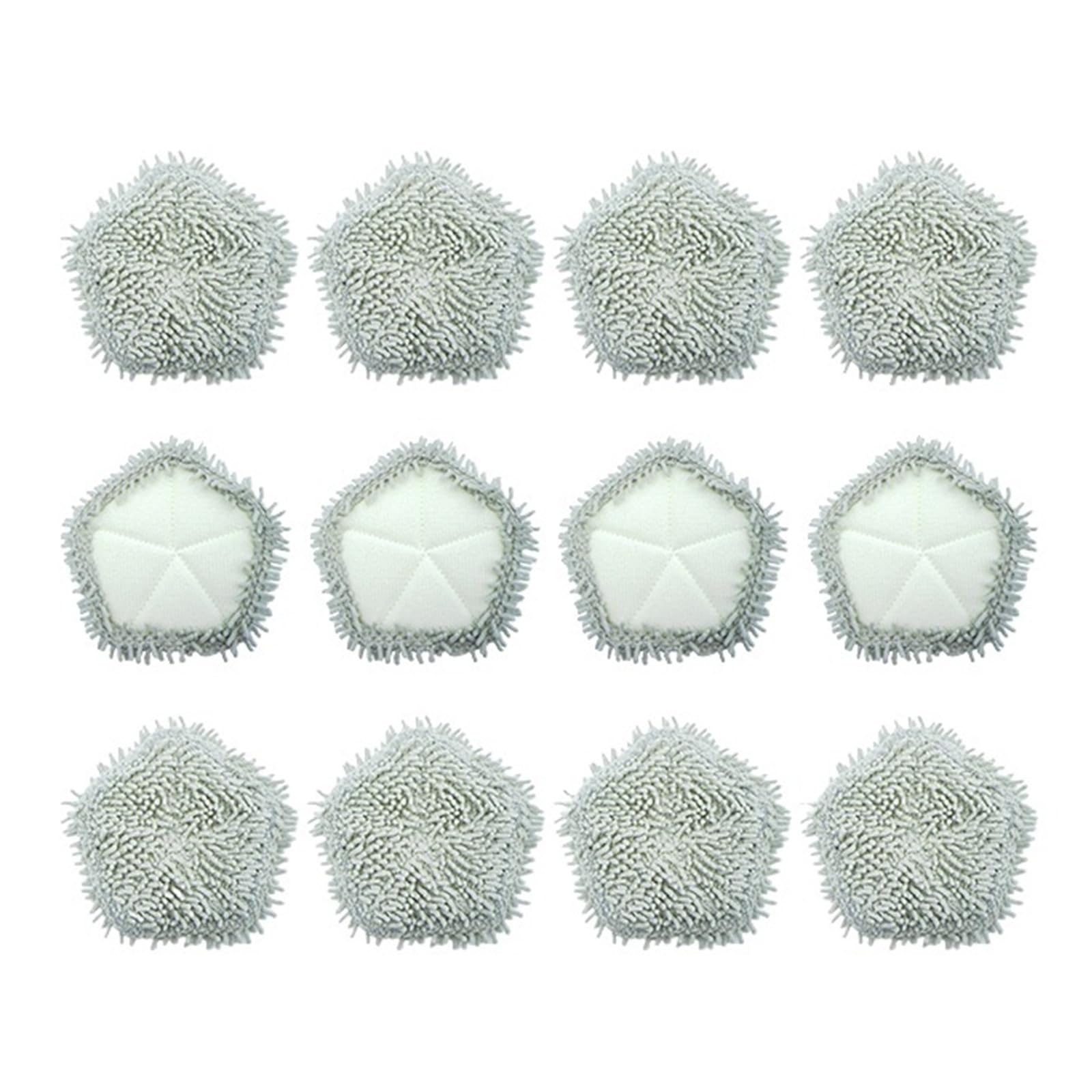 GENTERUN Compatible For Dreame，Bot W10 & W10 Pro Mop Cloth Self-Cleaning Robot Vacuum And Mop Accessories Vacuum Cleaner Mop Pad Spare Parts(12pcs)