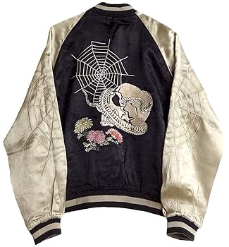 Back street crawler日本限定スカル スカジャン unisex 楽天市場】バックストリートクローラー スカジャン BSJ-05