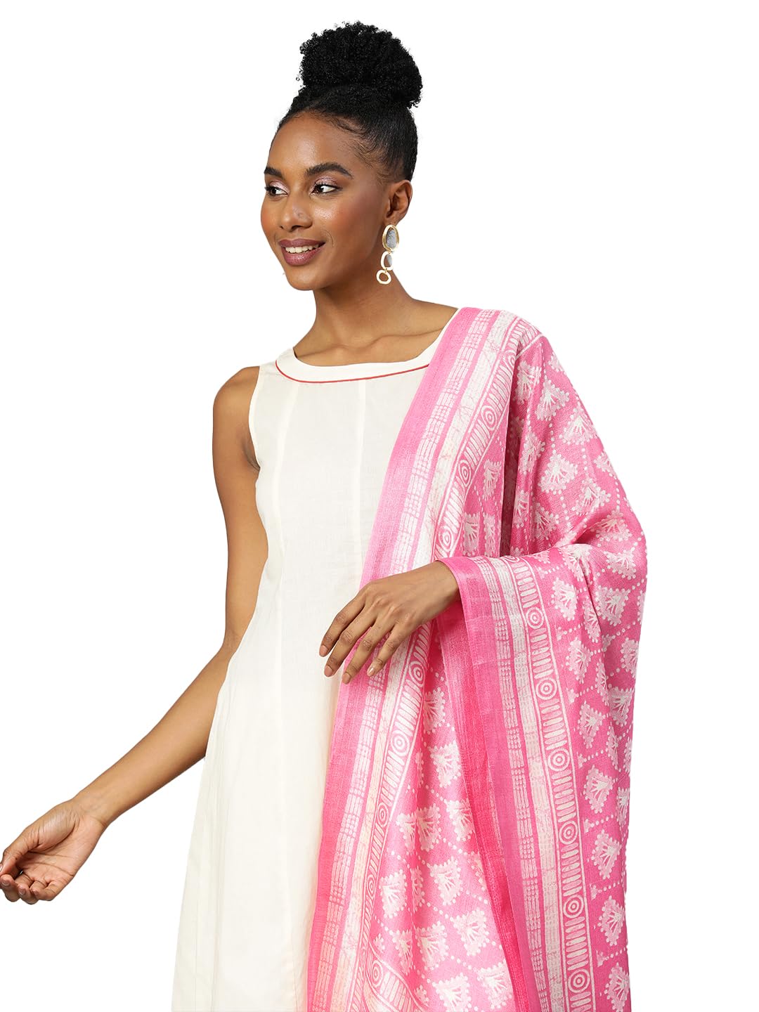 RANI SAAHIBA Women's Art Silk Dupatta