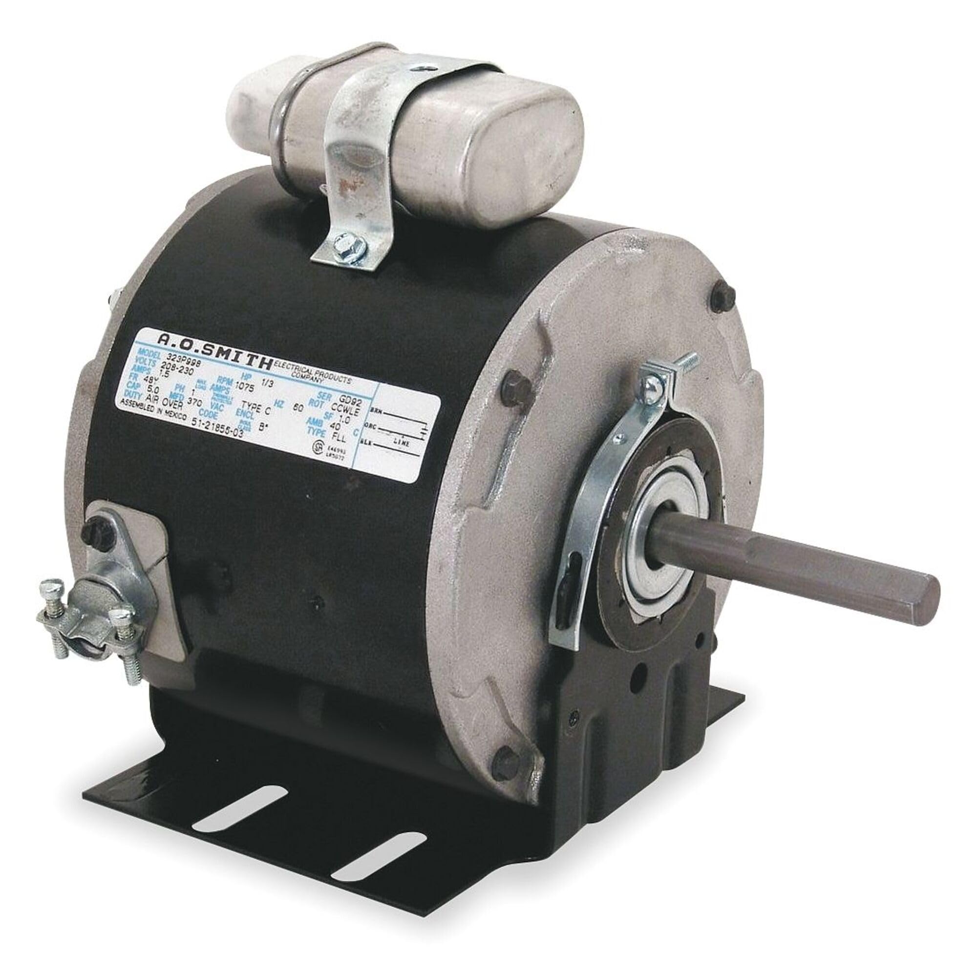 Copeland Refrigeration Motor 1/3 hp 1625 RPM 208-230V Century # OCP0108