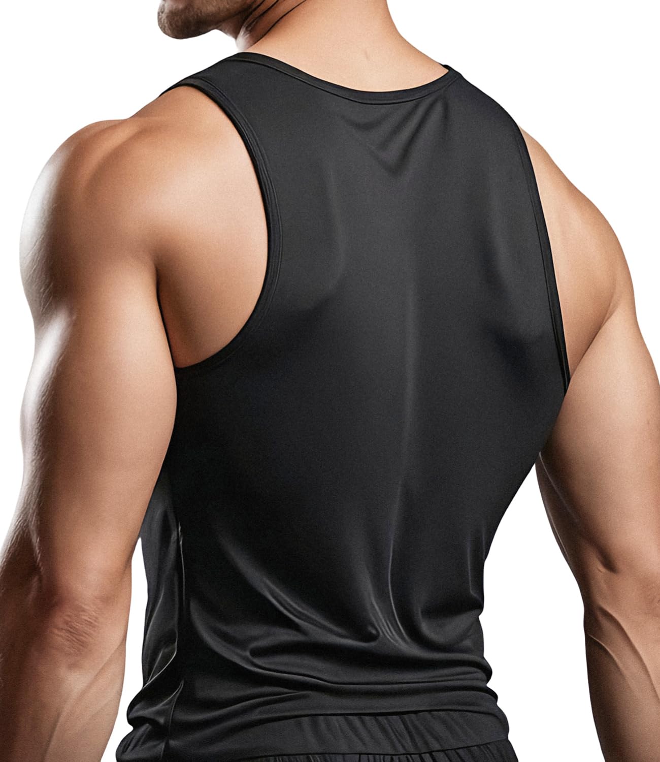 Camiseta de tirantes para hombre, funcional y de secado rápido, camiseta de entrenamiento para gimnasio