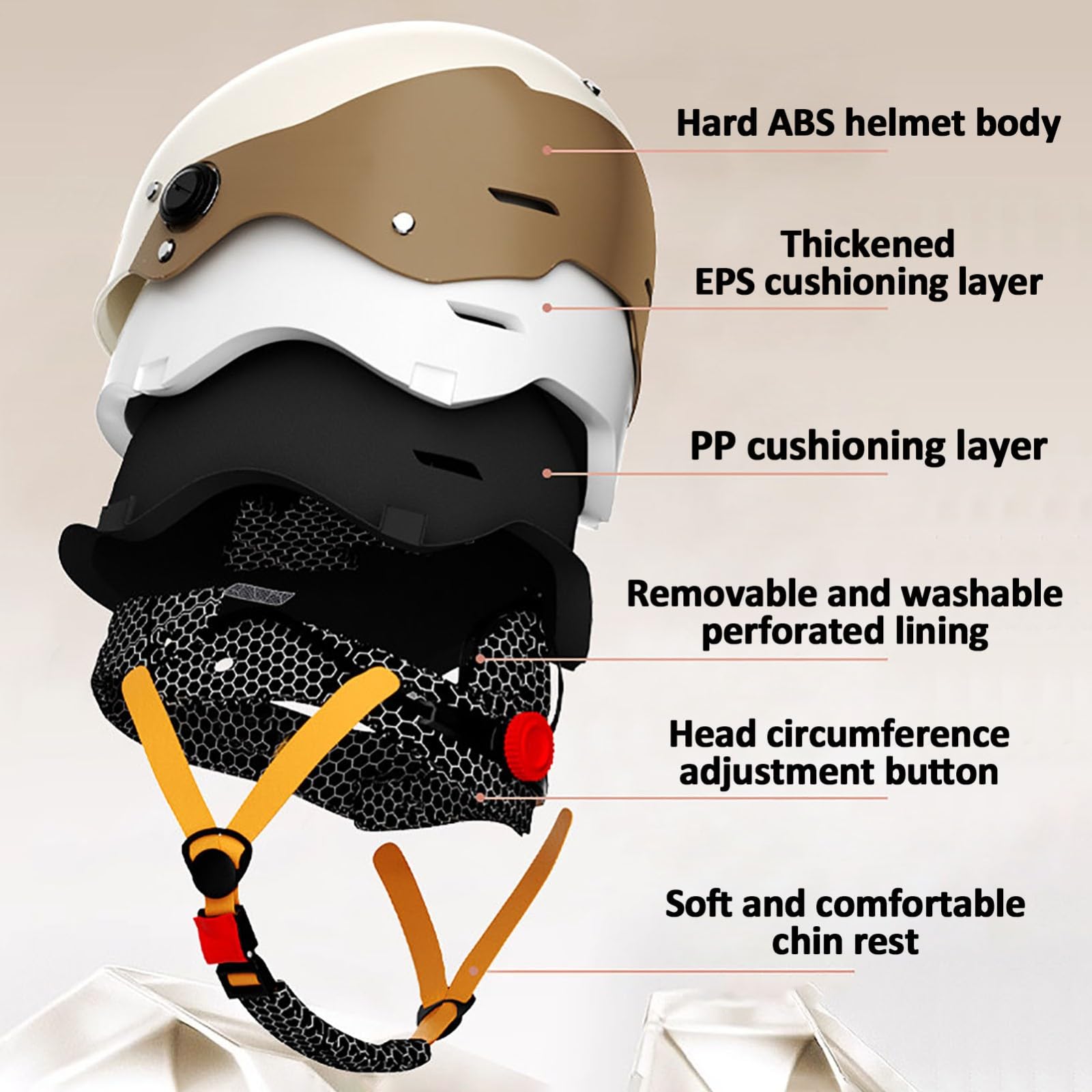 Casque De Moto Demi-Jet Homologué ECE 22.06, Élégant, avec Visière Solaire, pour Hommes Et Femmes.