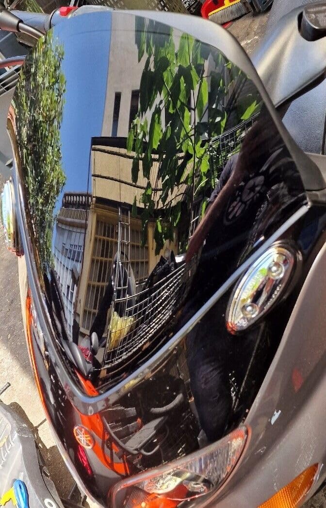 Cupolino Fumé Scuro Per Yamaha T-Max 500 (fino 2007) - Misure 575x495x3mm - Foto 11