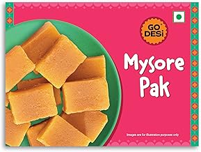 GO DESi - Mysore Pak | Made with Desi Ghee | Indian Mithai | Sweets Gift Pack | 200 grams
