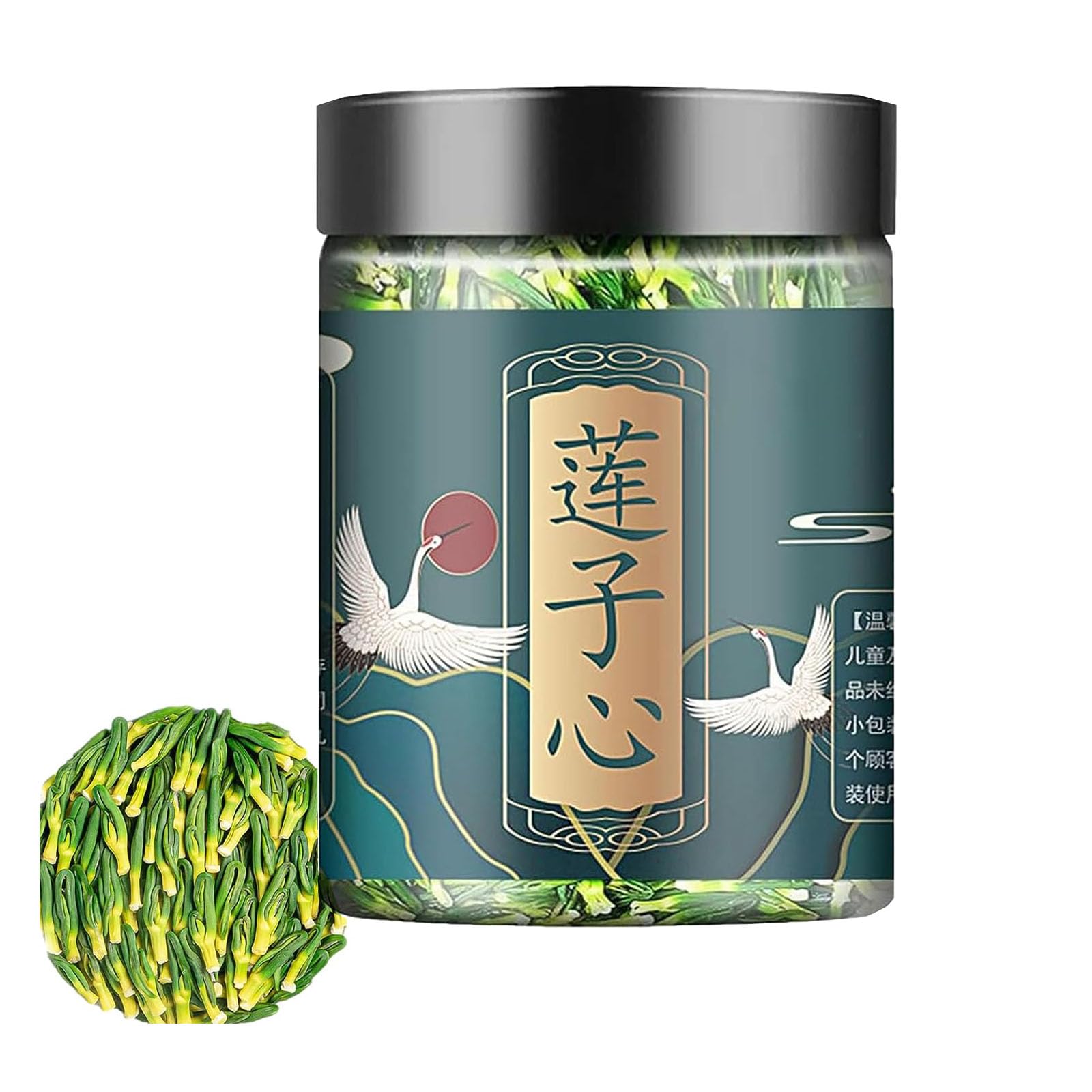 Té de núcleo de semilla de loto para hombres, Té de loto Plumule nutritivo de riñón, Té de protección renal, Té Lian Zi Xin, Té de riñón nutritivo chino (1box)