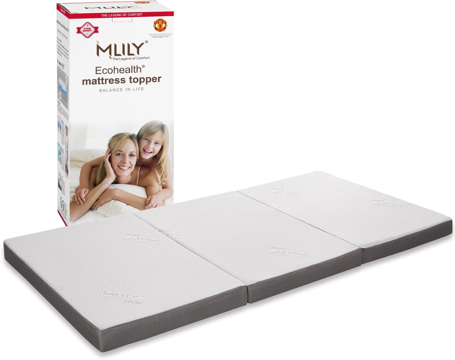 1か月使用 美品 MLILY マットレストッパー 厚み5cm セミダブル MLILY