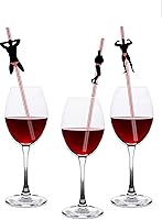 Vista 1 de Pajitas para decoración de despedida de soltera, paquete de 24 pajitas de bailarín, confeti, para despedida de soltera