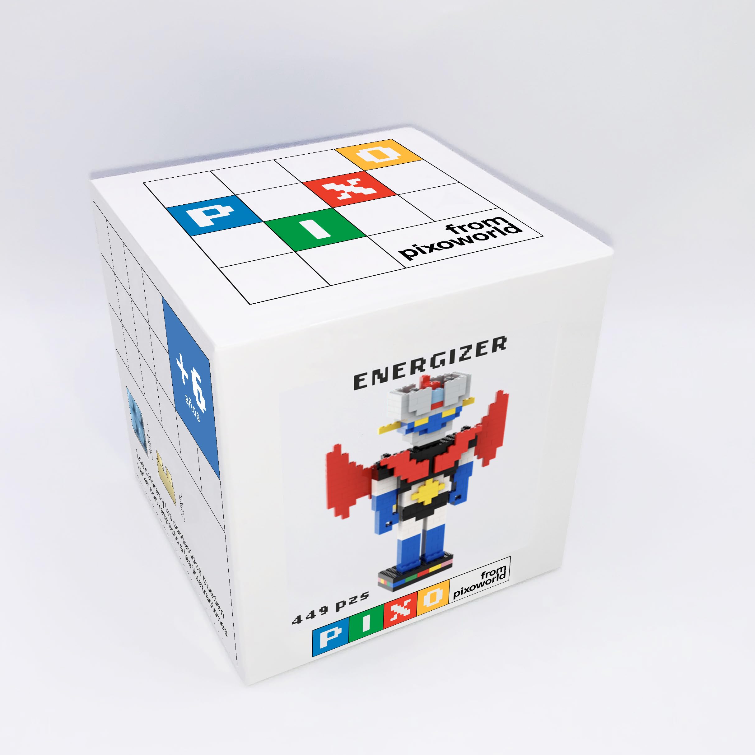 Pixo Mini Blocchi Da Costruzione, Puzzle 3D A Tema Cartoni Animati, Colori Vari, Modello MZ001 - 4