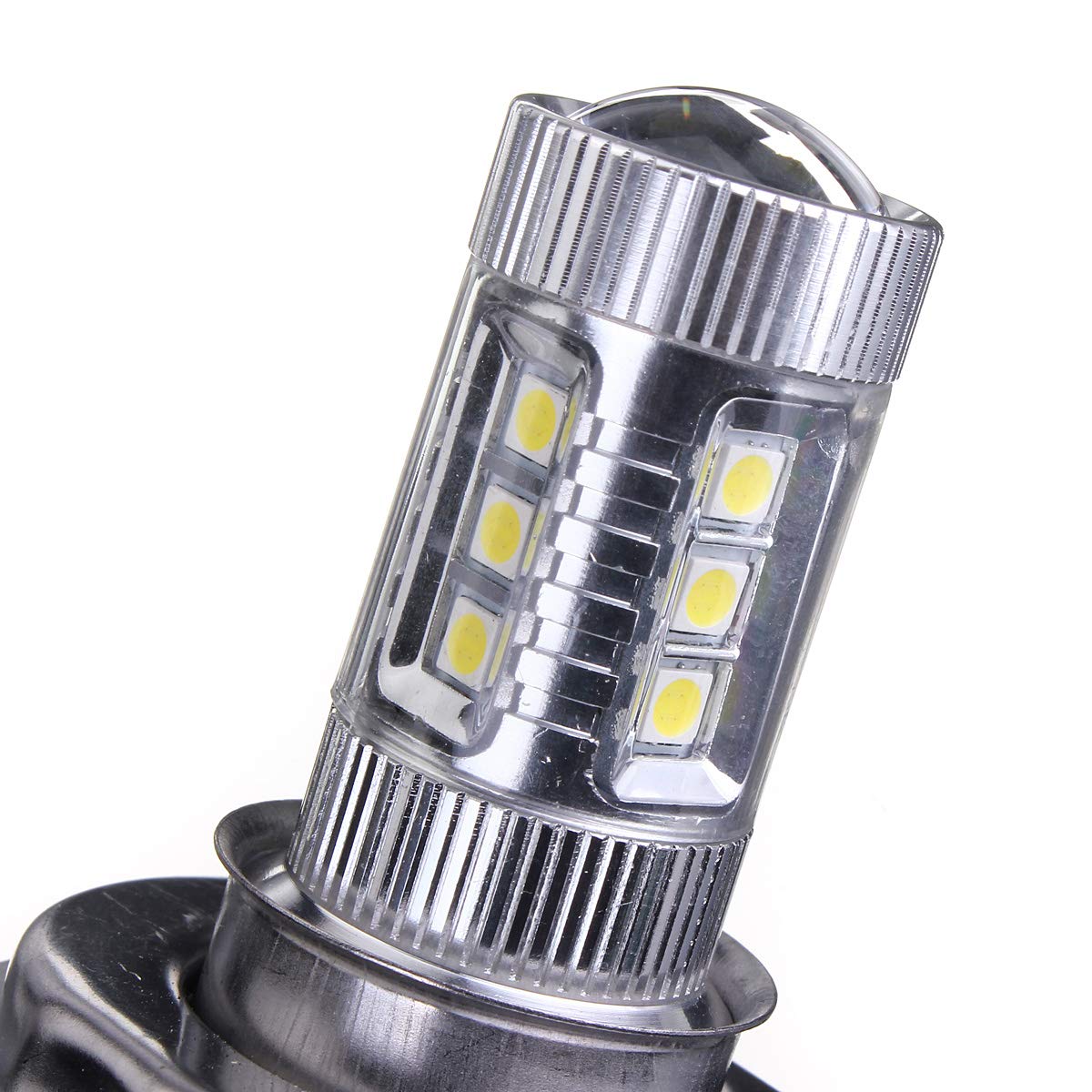 48 W H4 LED światła przeciwmgielne wysoka niska żarówka reflektorowa do jazdy dziennej 7000 K biała do motocykla samochodowego