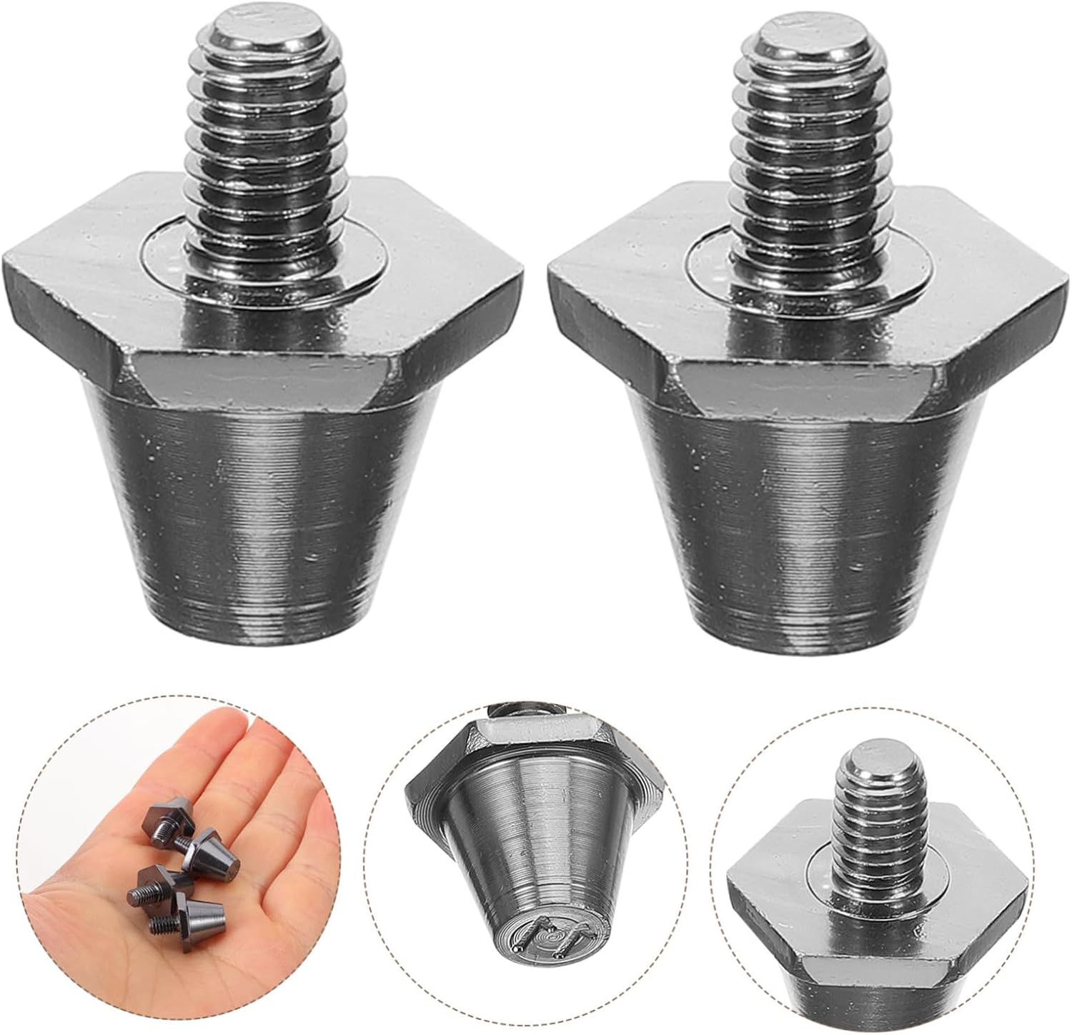 BESPORTBLE 24 Pcs Football Spikes Outdoor Sprinting Shoes Nails Shoes Cleats Track Shoes Sole Nail Sports Shoes