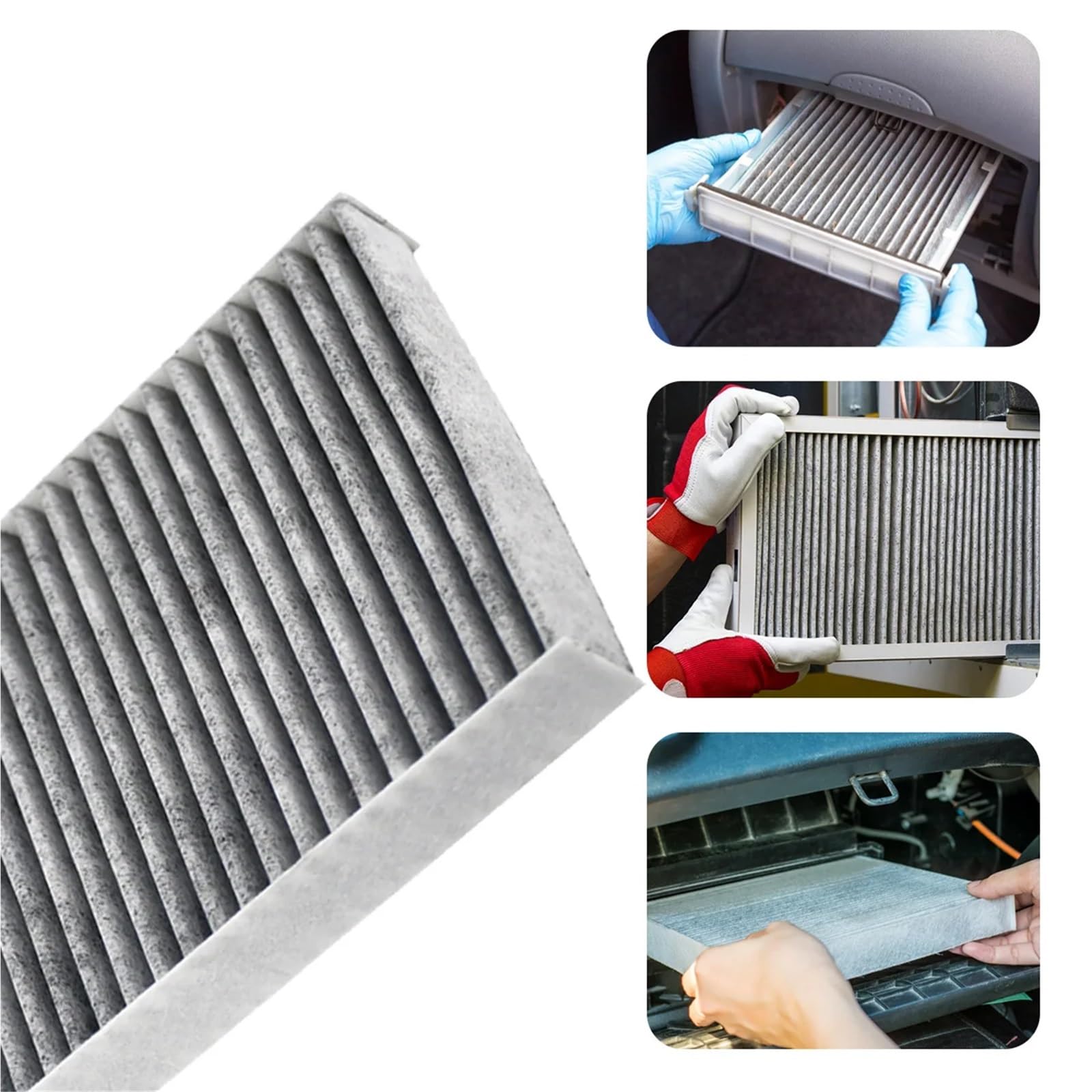 Filtro de habitáculo Filtro de aire de cabina de coche, polen, gases de escape, reemplazo de accesorios, apto para Mazda CX-9 2016-2023 CF12157 871390E040(5pcs)