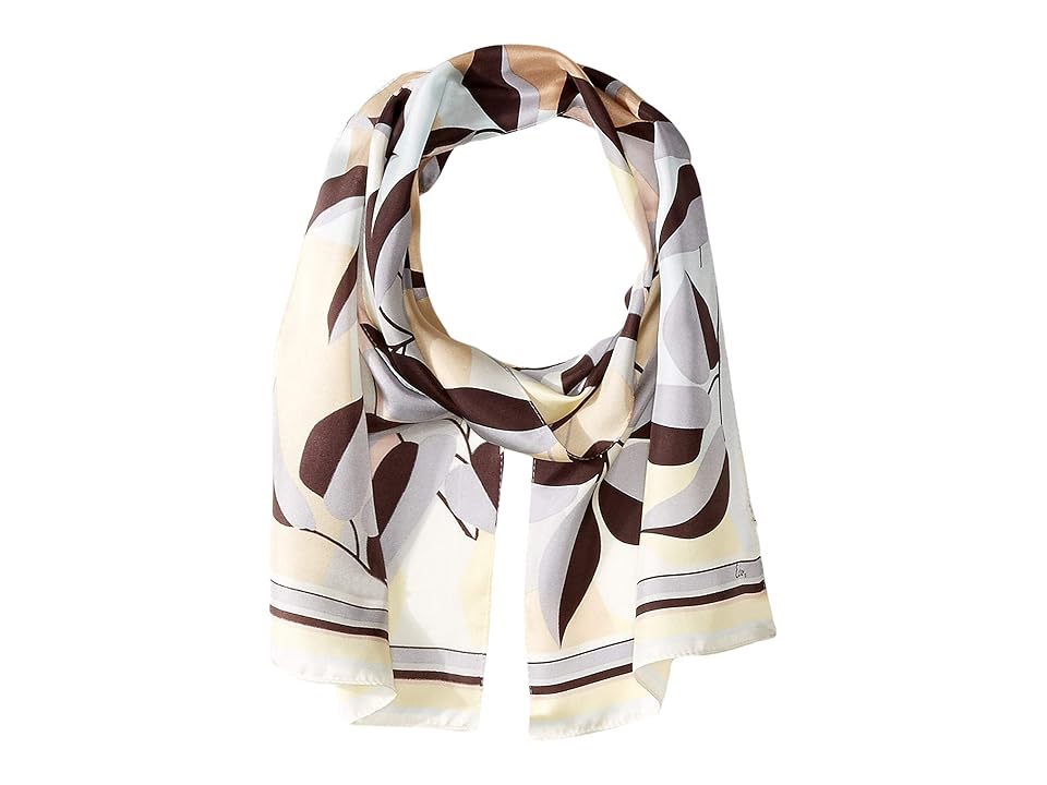 

Echo Design Tropical Geo Silk Scarf (Mist) Scarves, Blue