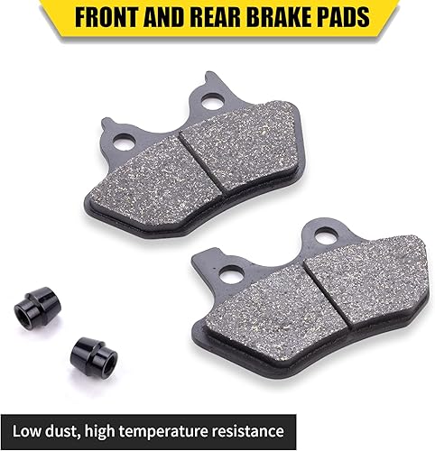 Miniatura 3 de Pastillas de freno delanteras y traseras para Harley Davidson Softail, Fat Boy, Heritage Classic,FLHRCi Road King Classic,Touring FLHT, Road Glide,
