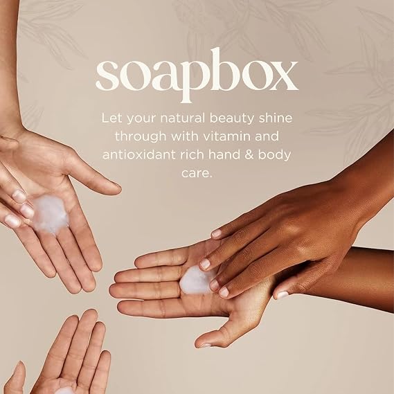 Soapbox Coconut Milk & Sandalwood Liquid Hand Soap Refill, Moisturizing Hand Wash - Gentle Cleanser for Hands - Clean Ingredients Free of Harsh Chemicals, Sulfates, Parabens & Silicones - 64 oz