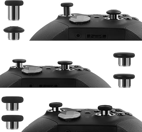 Miniatura 2 de TOMSIN Paquete de repuesto de accesorios para mandos Xbox Elite Series 2 13 en 1, 6 palillos de metal, 2 almohadillas D, 4 palas y 1 ajustador para