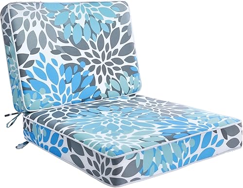 Miniatura 1 de JMGBird Cojines para sillas de exterior de 22 x 22 pulgadas, cojines de exterior para muebles de patio