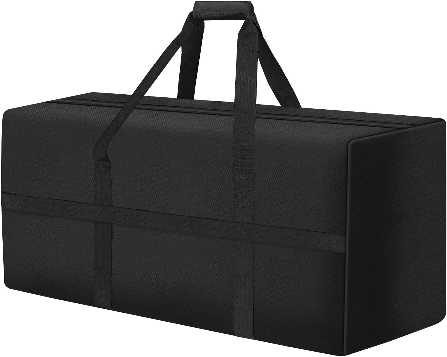 LYHNMW 2Pack Outdoor Cushion Storage Bag, 600D Oxford Fabric Waterproof Extra Large Patio Furniture Bag, Cushion Organizer Bag with Zipper & Padded Handle(69"L x 21.7"W x 29.5"H)