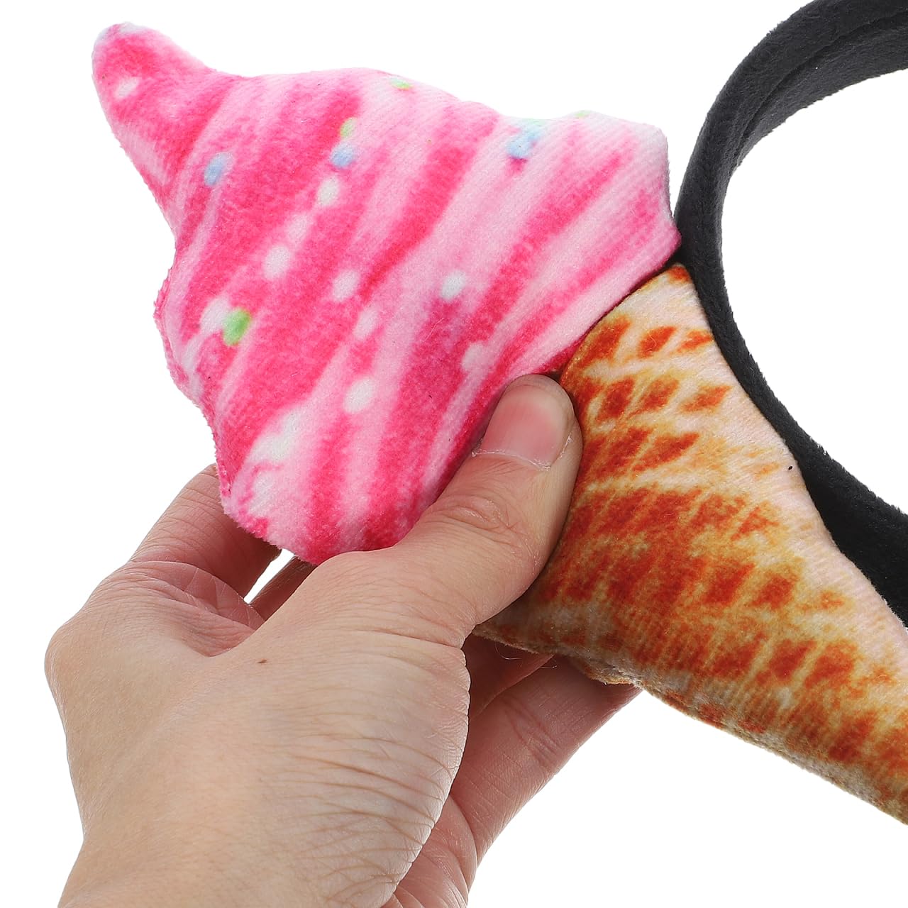 PAMINGONO Ice Headband Make Up Headband Makeup Headband Party Hair Accessories Makeup Spa Hair Band Hair Band Ice Cream Hair Band Spa Headbands Women's Headbands for Hair Fabric - Image 4