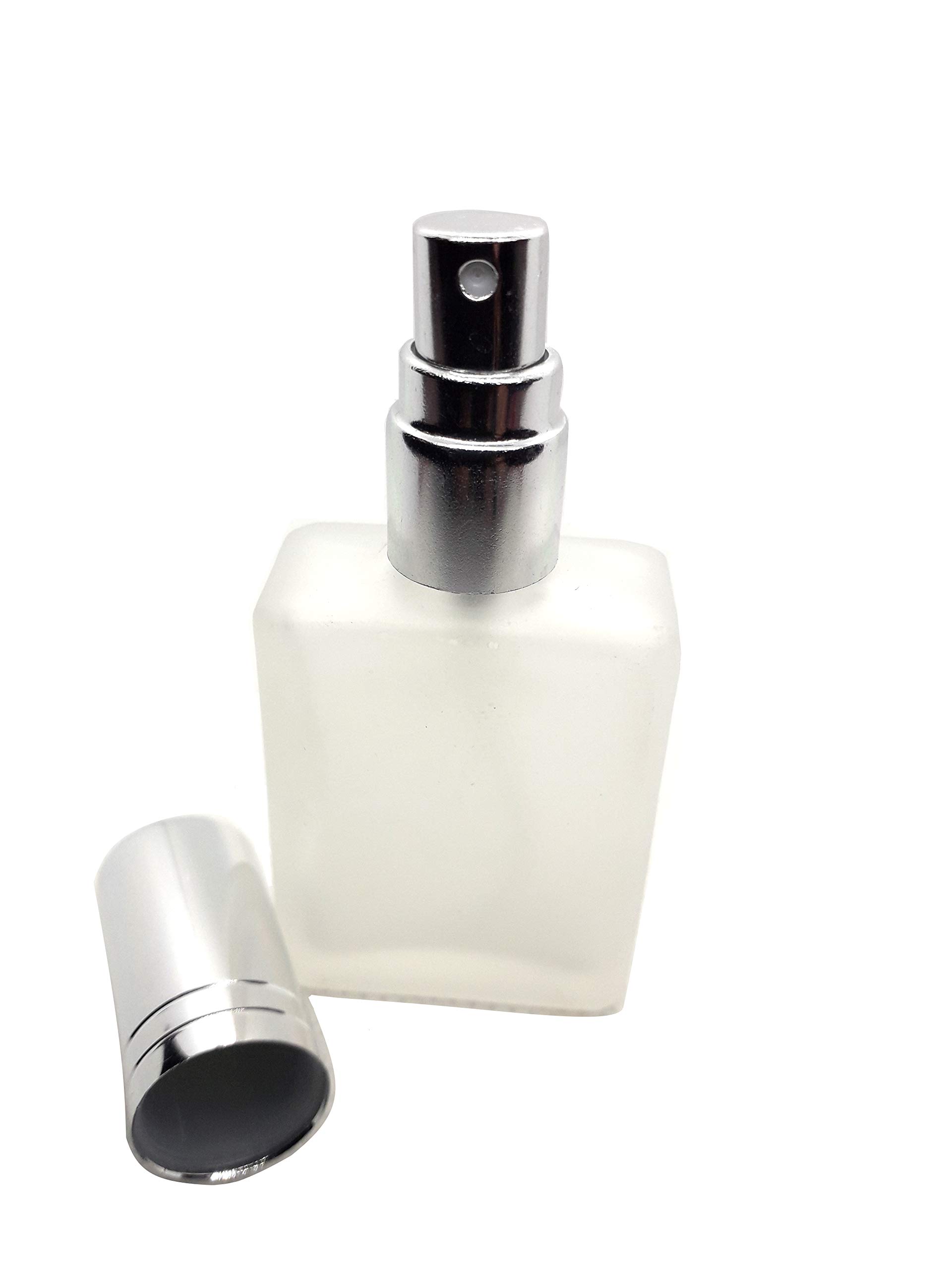 Zénitude Glassworks Frosty 15Ml Empty Glass Perfume Bottle With Fine Mist Atomiser Small Spray Bottle Pocket/Travel Size (Frosty)