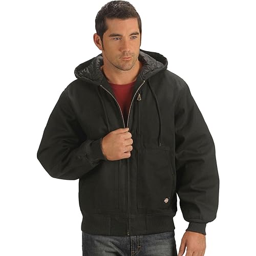 Dickies Men's Hooded Duck Jacket Big and Tall