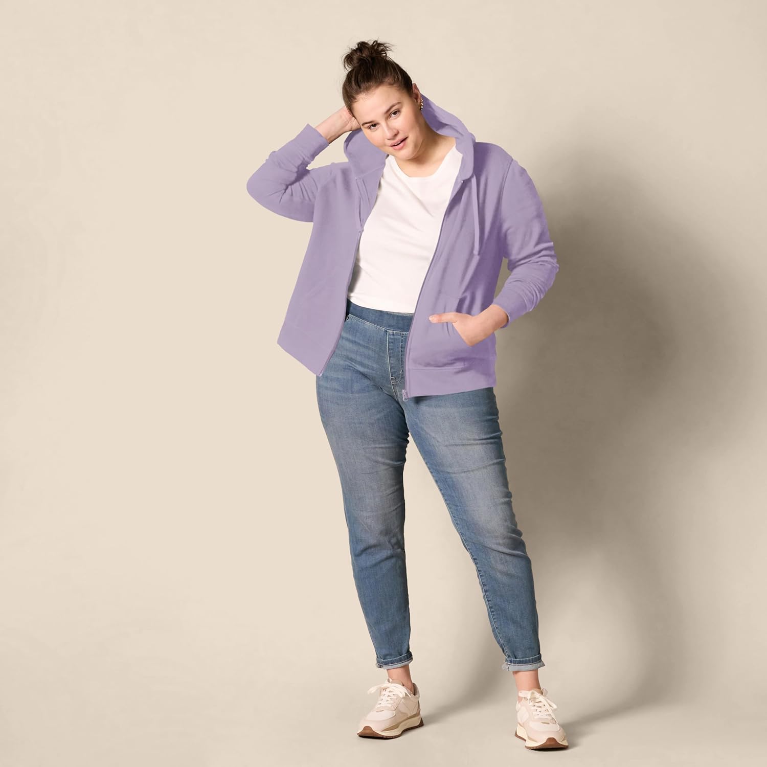 Amazon Essentials womens Fleece Full-Zip Hoodie (Available in Plus Size) - Image 8