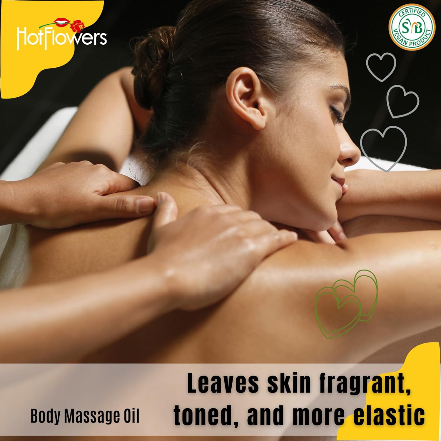 HOT FLOWERS Ylang-Ylang Body Massage Oil Set for Moisturizer and Nourish The Skin – Women and Couples - 4.5 fl oz - Image 6