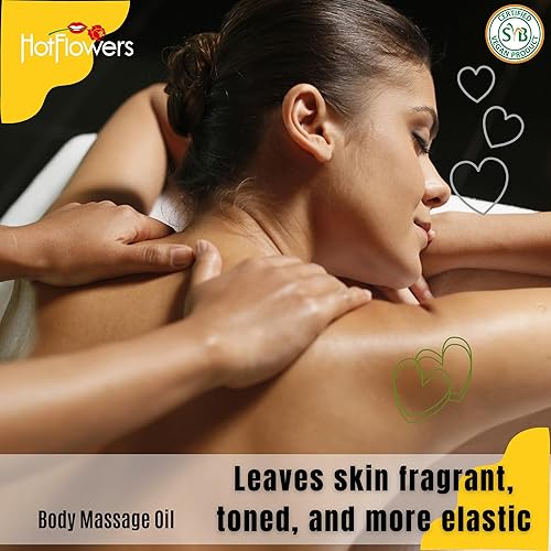 Miniatura 6 de HOT Flowers - Aceite de masaje sensual corporal para hidratar y nutrir la piel, mujeres y parejas (Ylang-Ylang)