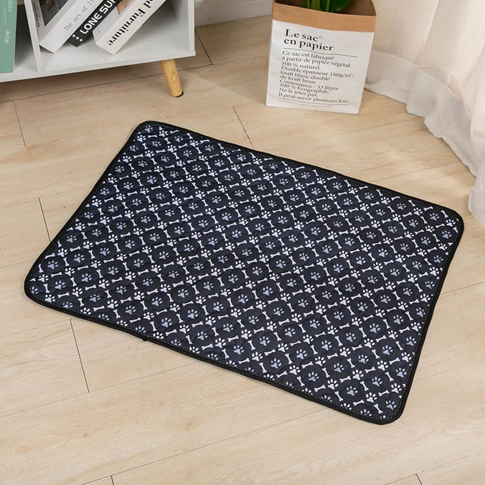Chickwin Reusable Puppy Pads, Absorbent Puppy Training Pads Washable Dog Training Pads, Non-Slip Large Pee Pads Dogs for Travel, Car, Home (90x150cm(2Pack),Cartoon)