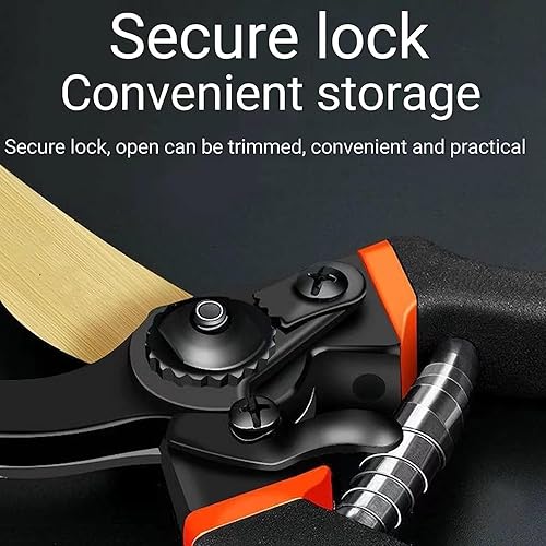 Miniatura 8 de Tijeras de podar de derivación de alta resistencia, tijeras de podar manuales de jardinería, tijeras de flores, mejores tijeras de jardinería,