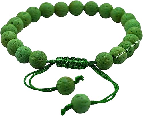 Miniatura 28 de Amazing Gemstone Crystal Bracelet for Women Men's Gifts - Protection Healing Crystal Bracelet - 8mm Gemstone Beaded Adjustable Bracelet Pulseras