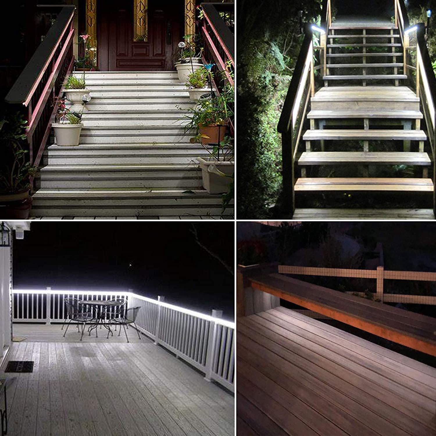 Striscia LED Solare Esterni 10m 240LED luminosa solare Impermeabile flessibile nastro LED con telecomando a 8 modalità,Catena Luminosa decorazione per giardino,alberi di Natale (Bianco)