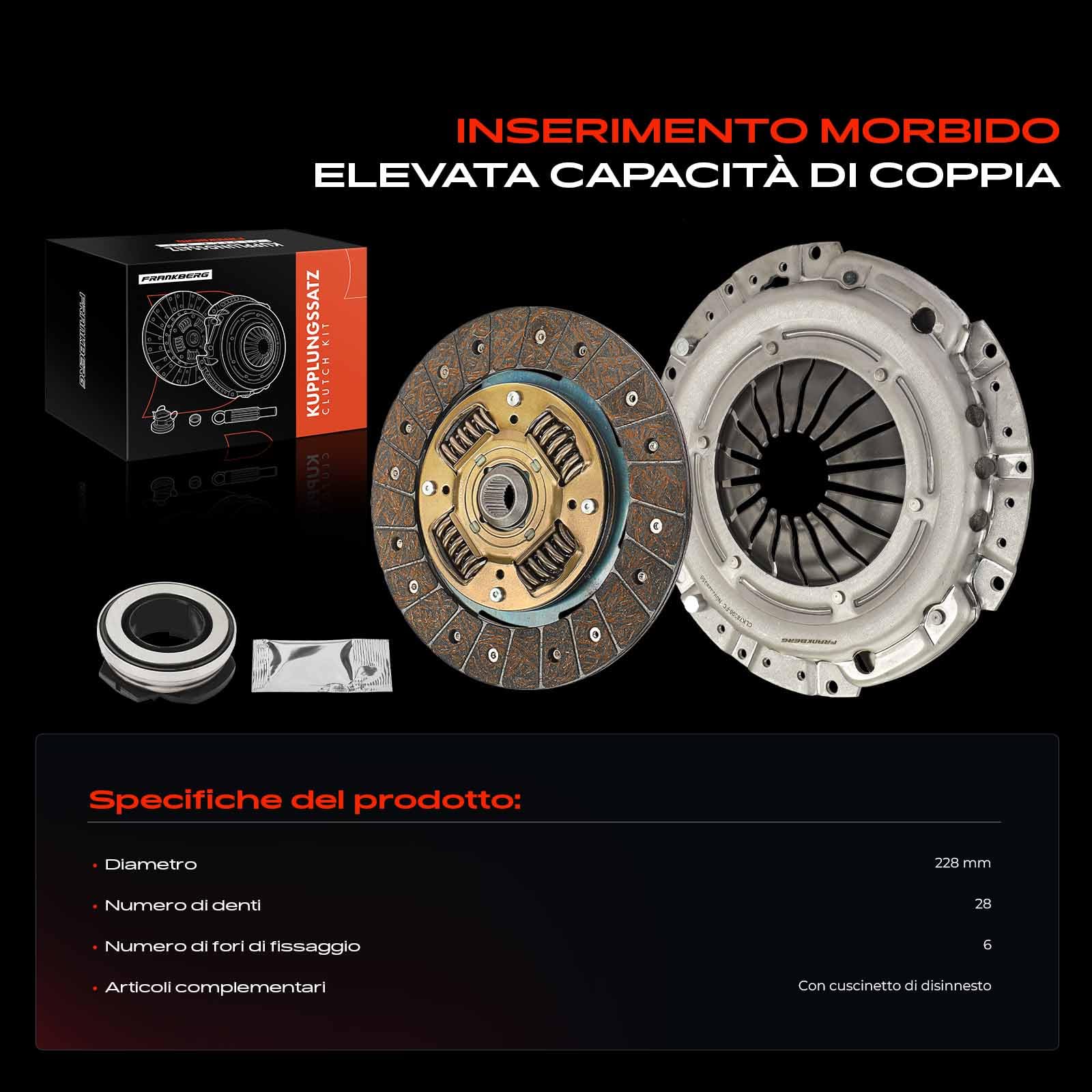 Frankberg Kit frizione 02A141165A