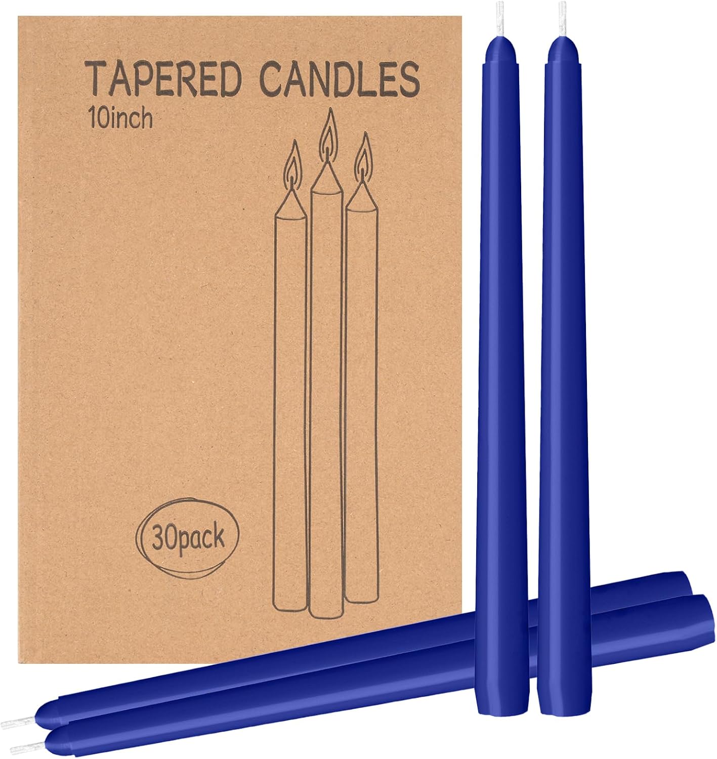 30 Pack Taper Candle
