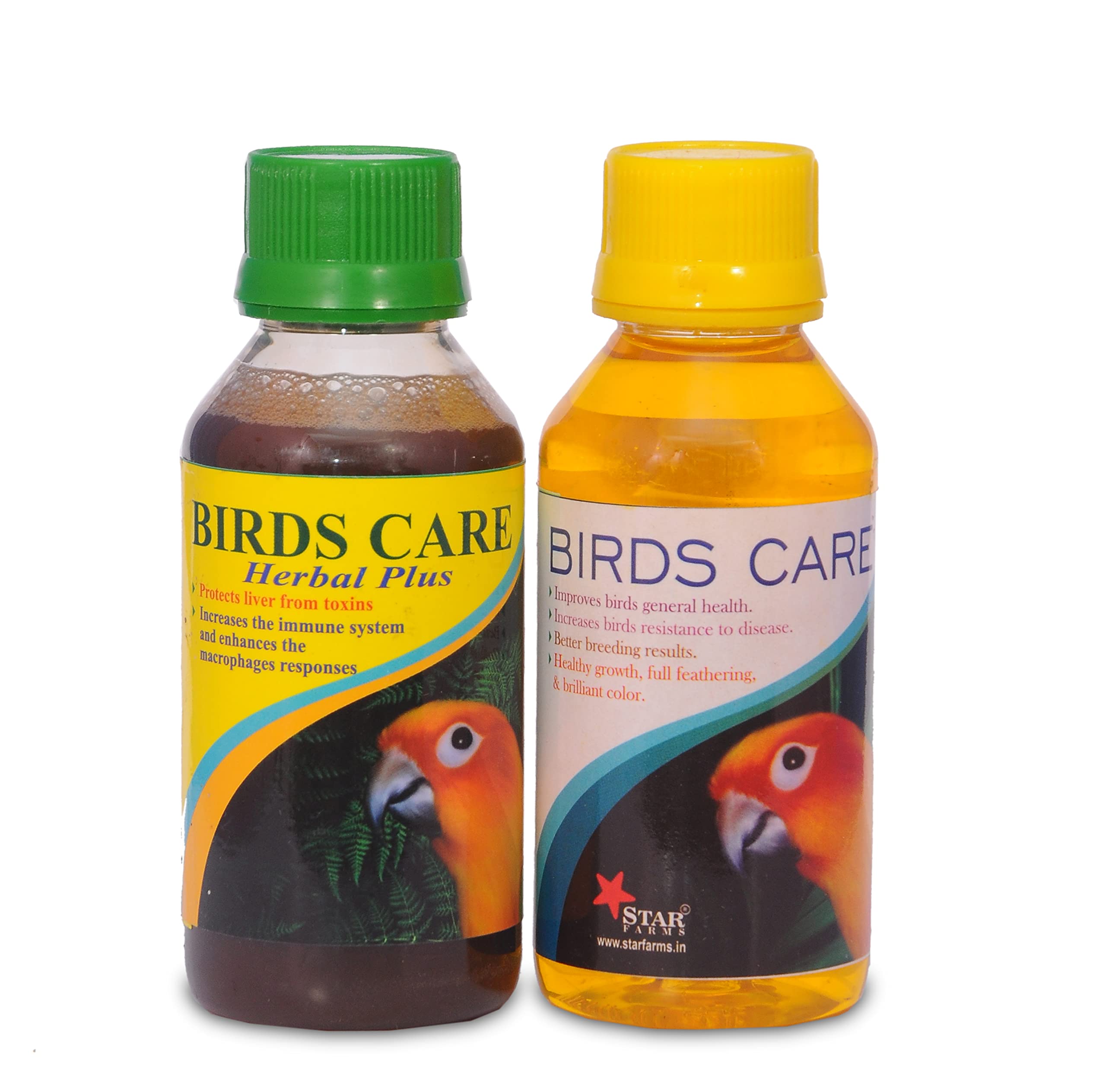STAR FARMS Birds care & Birds Care (Vitamin) Health Supplements for birds,Very Useful for Love Birds, Cockteils, Finches, Conures, Parrots, Macaws, Senegals, (Parrots 100 ml * 2) (B09YYM7B2L) Amazon Price History, Amazon Price Tracker