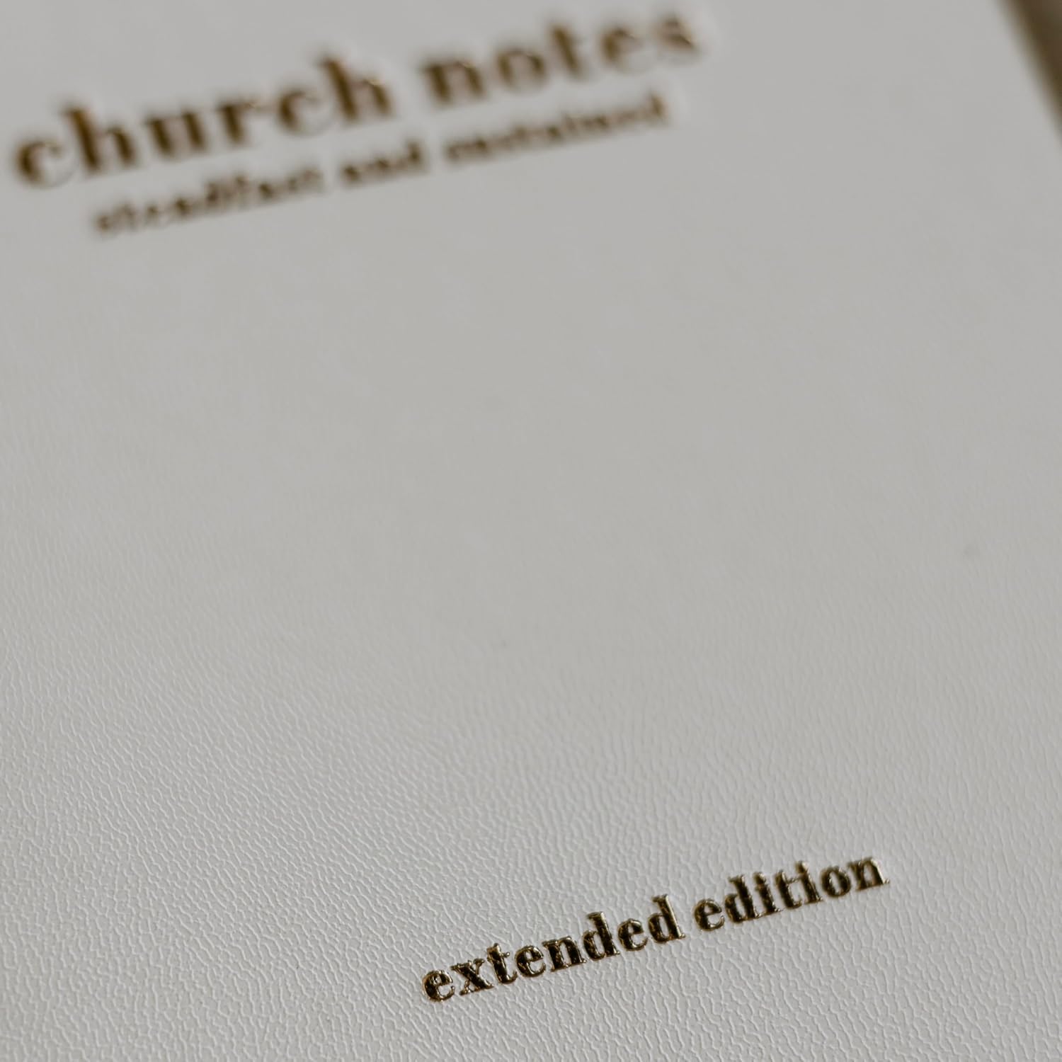 Steadfast & Sustained Church Notes Journal Extended Edition - 4 Pages per Sermon - Organize & Apply Sermon Notes - Formatted to Write Key Points, Bible Verses, Notes, and Application (Seafoam Green)