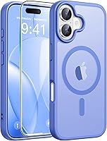 Vista 28 de FNTCASE - Funda para iPhone 15, iPhone 14 y iPhone 13, magnética, translúcida, fina y antigolpes, protección de grado militar, resistente a caídas