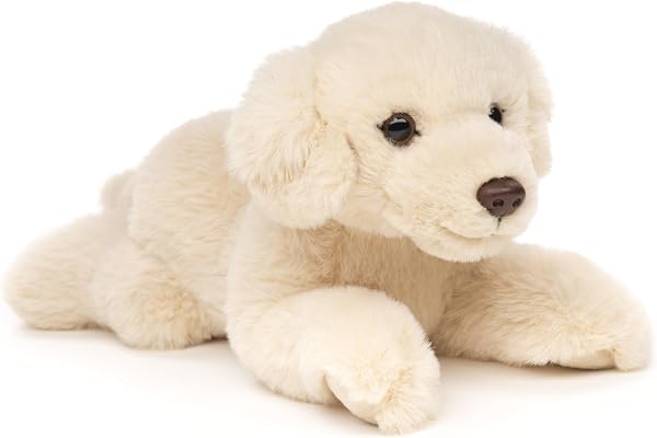 Uni-Toys Eco-Line Golden Retriever, couché, 29 cm (Longueur), Chien, Peluche, Doudou - 2