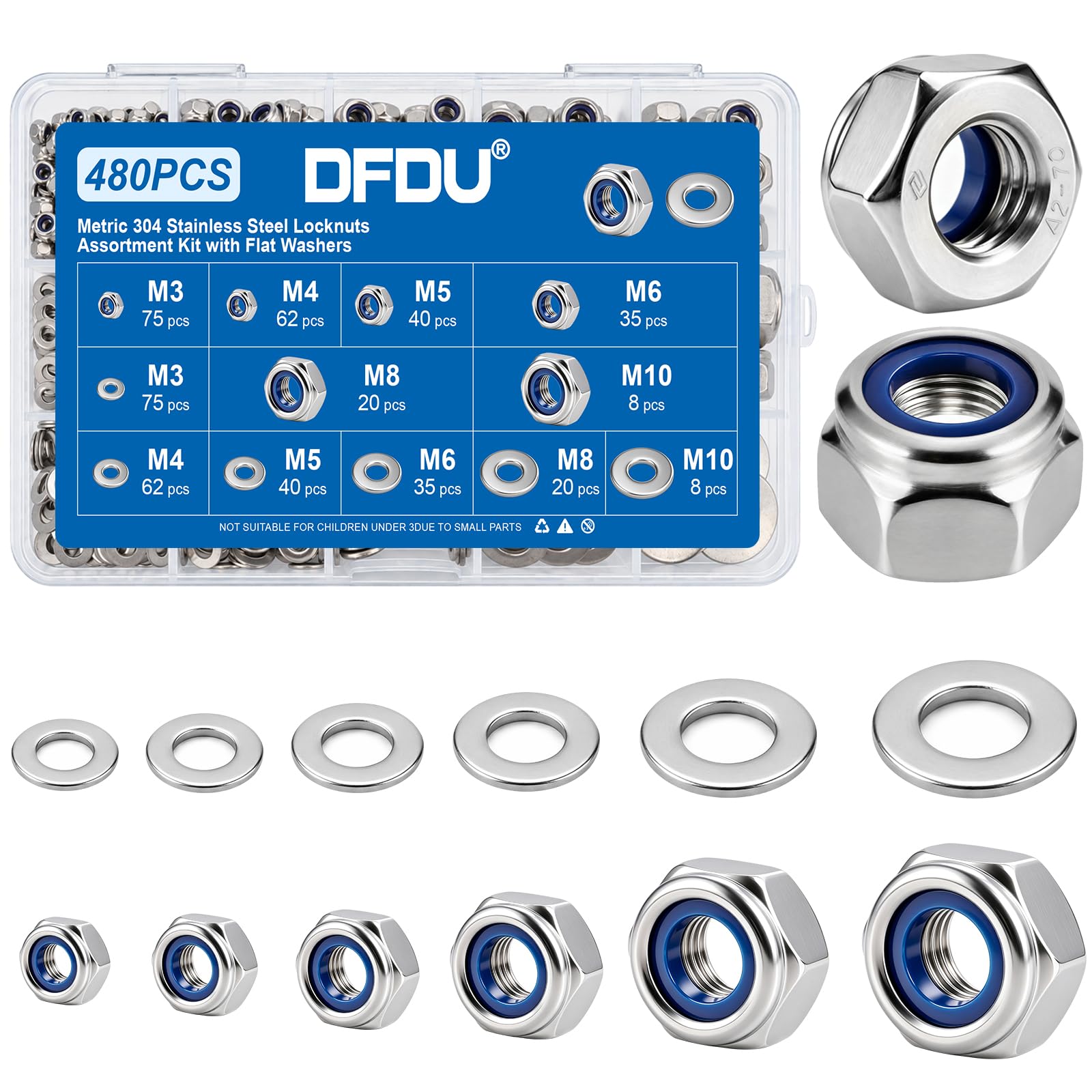 Metric Screw & Bolt Assortment Kit - 2380 Pieces -9 Metric Screw & Bolt Assortment Kit - 2380 Pieces -9