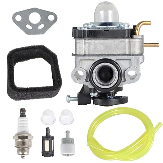 ALL-CARB Carburetor Air Filter Spark Plug Kit Replacement for Troy Bilt TB516EC Edger 29cc 4-Stroke Replacement for Craftsman 316711930 316791960 316791210 Trimmer