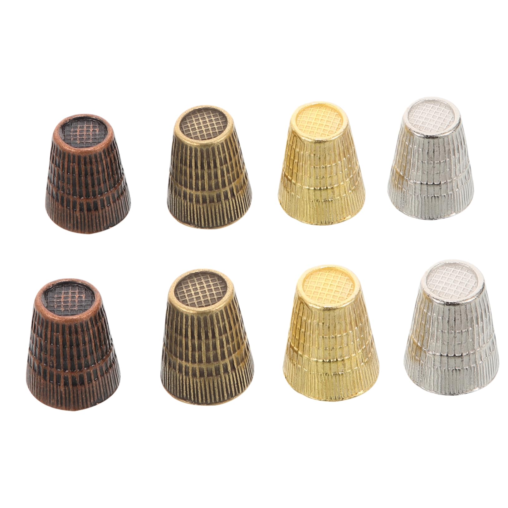 STOBOK 40piezas De Vintage Protector De Dedos Para Accesorios De Costura Para Principiantes y Para y Manualidades