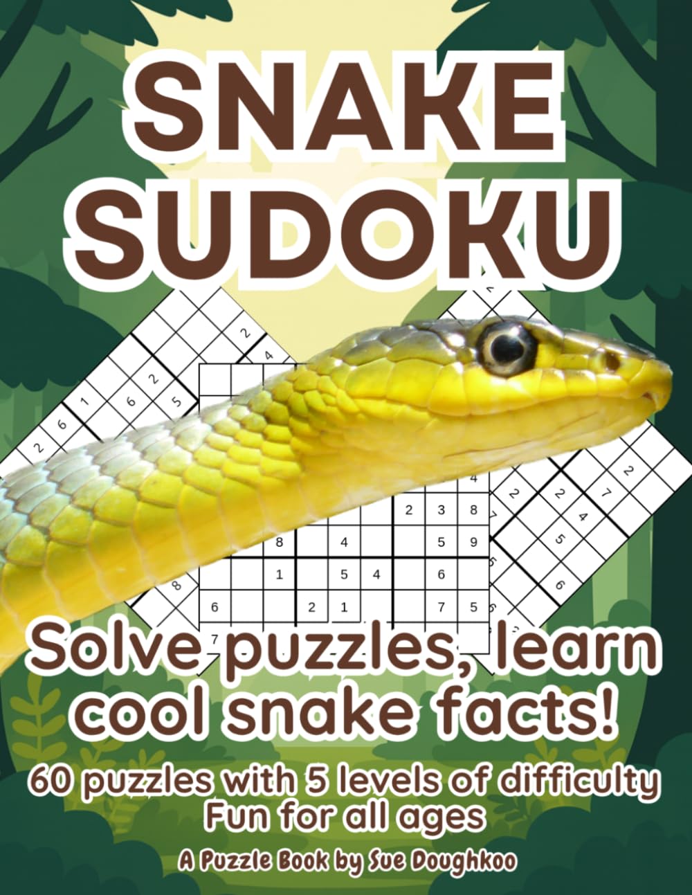 SNAKE SUDOKU: Solve puzzles, learn cool snake facts! (Animal Sudoku)