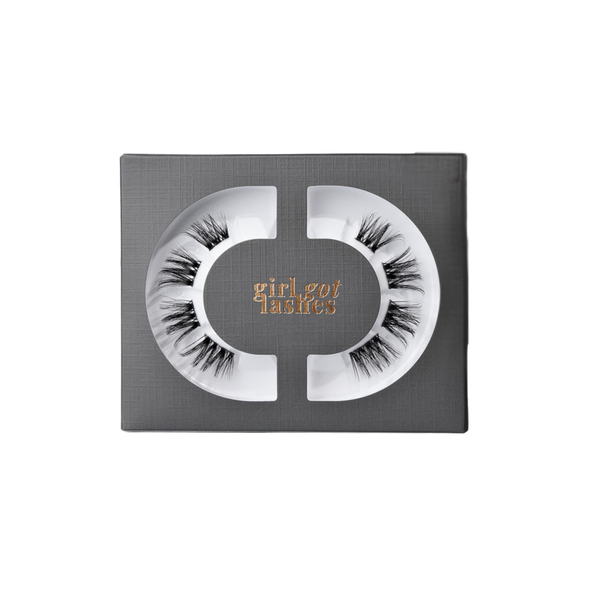 GirlGotLashes Mini Box Drama Edition No. 4, Eyelash Extensions for Home, 1 Pair of Eyelashes, Lashes with 5-7 Days Hold
