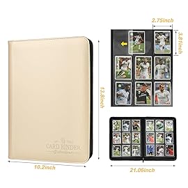 Foalgo Trading Card Binder, Card Collection Binder Album Folder with 540 Side Loading Pockets, 9 Pocket Trading Card Album Folder for TGC,MTG, Baseball Cards, Yugioh
