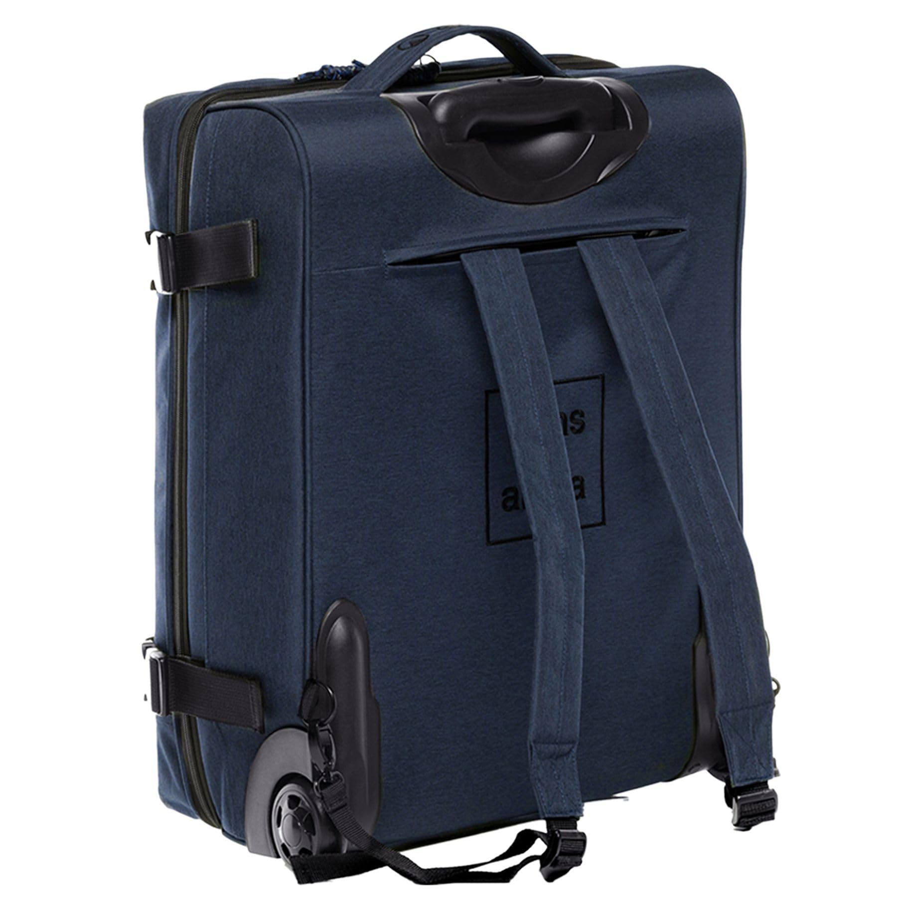 SONS OF ALOHA Valise Cabine et Sac à Dos Kane 2-en-1 Sac à Dos Trolley Cabine - Pet recyclé, Hydrofuge - Bagage d'embarquement Hybride à roulettes 50 x 40 x 20 cm
