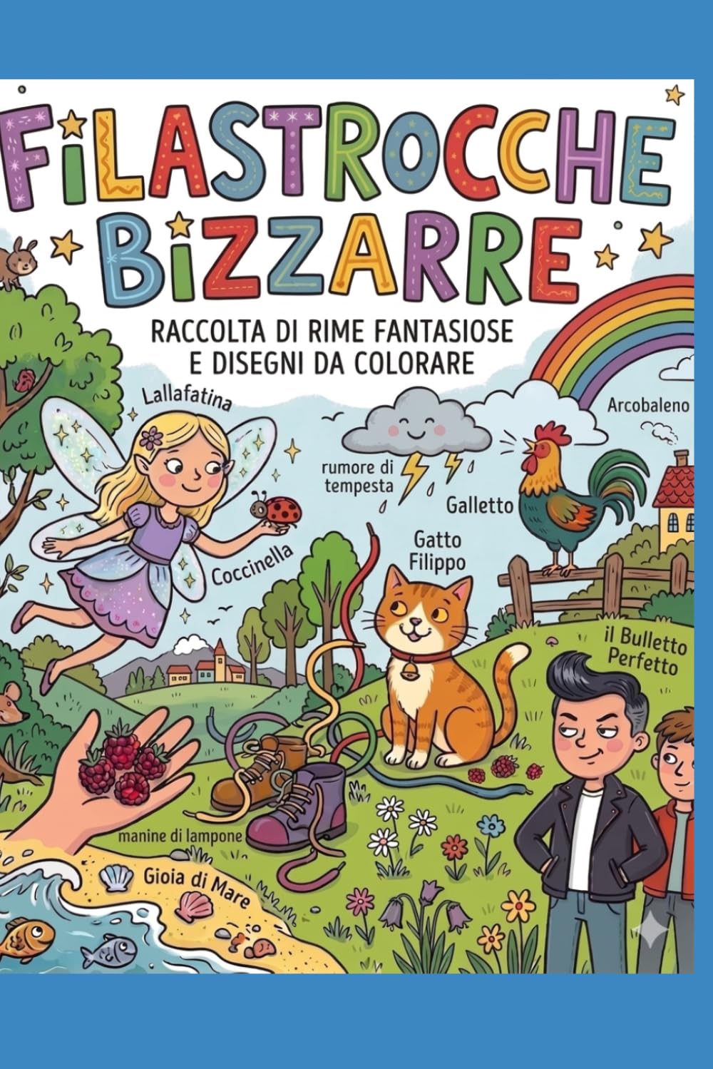 Filastrocche bizzarre: Con disegni da colorare