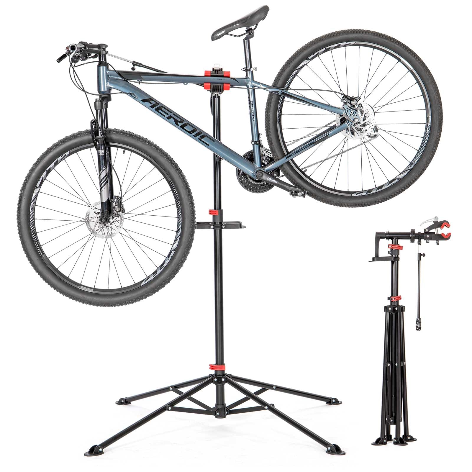 CXWXC Fahrradreparaturständer – E‑Bike-Ständer für Wartungsarbeiten – Werkstattständer für E‑Bikes – Reparaturständer für Mountainbikes und Rennräder, geeignet für Werkstatt und Heimmechaniker